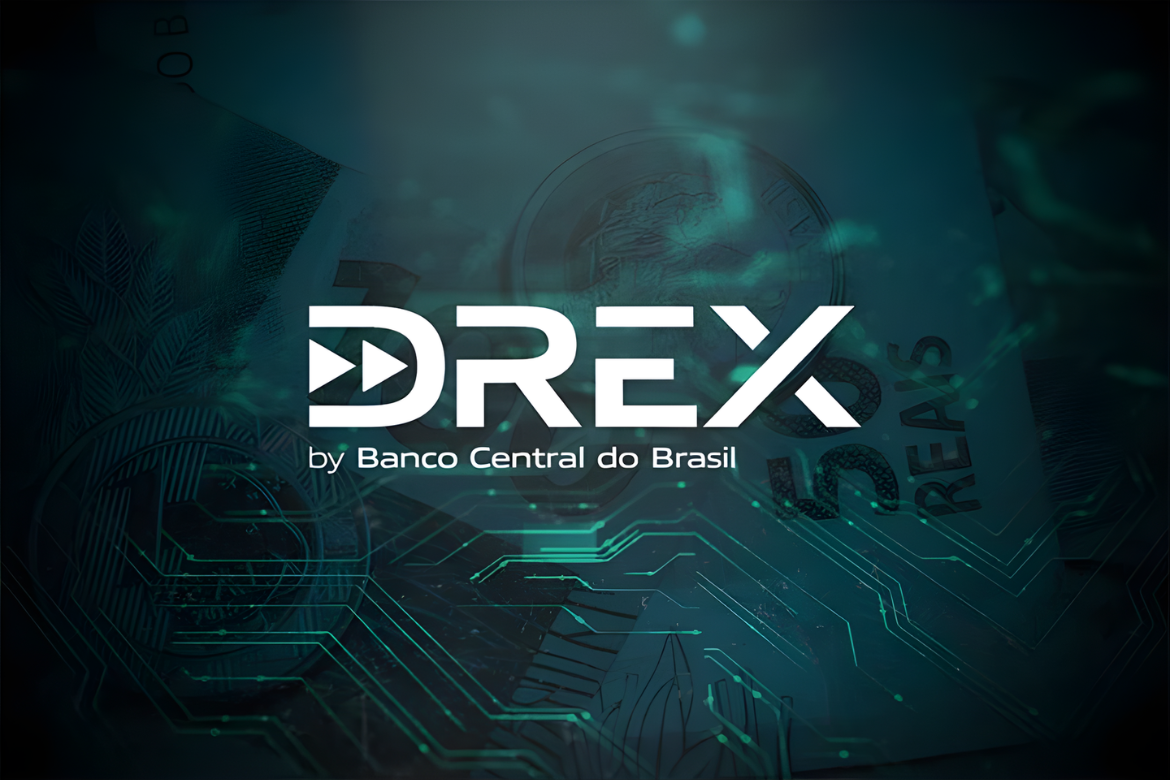 Logotipo do Drex, a versão digital do Real criada pelo Banco Central.