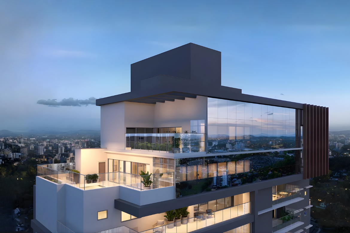 Exemplo de imóvel de alto padrão no Bairro Bom Retiro, Joinville.