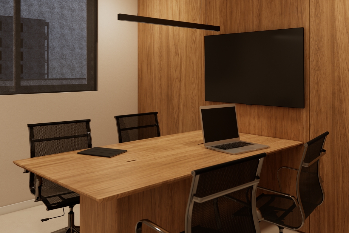 Espaço de coworking do Edifício Jacob em Joinville